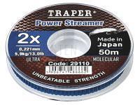 Traper Fly Stream Power Streamer 50m 2x / 0.221mm BESTEN KUNSTKODER Angelshop