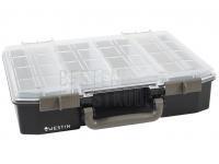 Köderbox Westin W6 Lure Vault Black/Clear - Incl. 4 inserts BESTEN KUNSTKODER Angelshop