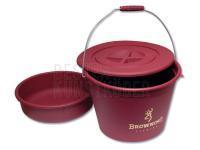 Browning Bucket with lid and bowl BESTEN KUNSTKODER Angelshop