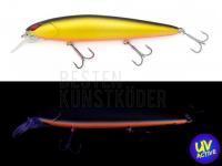 Wobbler Nories Laydown Minnow MID 110 - 112mm 18g BR-175M Mat Trad Black Gold BESTEN KUNSTKODER Angelshop