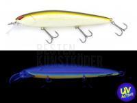 Wobbler Nories Laydown Minnow MID 110 - 112mm 18g BR-324 Rootbeer Shad BESTEN KUNSTKODER Angelshop