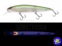 Wobbler Nories Laydown Minnow MID 110 - 112mm 18g BR-75 Clear Water Green BESTEN KUNSTKODER Angelshop