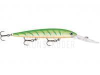 Wobbler Rapala Down Deep Husky Jerk 14cm 23g - Green Tiger UV BESTEN KUNSTKODER Angelshop