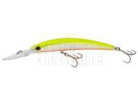 Wobbler Yo-zuri Crystal Minnow Deep Diver 110mm 16g | 4-3/8 inch 9/16 oz - Chartreuse (R1135-HCL) BESTEN KUNSTKODER Angelshop