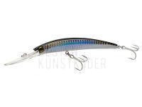 Wobbler Yo-zuri Crystal Minnow Deep Diver 110mm 16g | 4-3/8 inch 9/16 oz - Silver Black (R1135-C4) BESTEN KUNSTKODER Angelshop