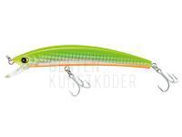 Wobbler Yo-zuri Crystal Minnow Floating 90mm 7.5g | 3-1/2 inch 1/4 oz  - Chartreuse (R1123-HCL) BESTEN KUNSTKODER Angelshop