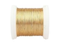 Bindedraht X-Fine Wire 24yds | 21.6m - Gold BESTEN KUNSTKODER Angelshop