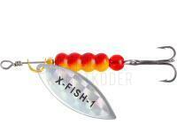 Blinker X-Fish Trophy #1 7g - Silver rainbow BESTEN KUNSTKODER Angelshop
