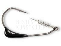 Haken Black Cat Mega-Offset-Hook DG coating #12/0 | 1pcs | 15g BESTEN KUNSTKODER Angelshop