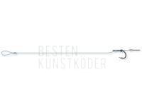 Leader DAM Detek Method Spike Rigs 10cm | #10 | 0.25mm BESTEN KUNSTKODER Angelshop