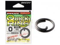 Decoy Quick Ring R-7 NS BLACK - #1 | 10lb BESTEN KUNSTKODER Angelshop