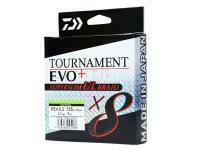 Geflechtschnur Daiwa Tournament X8 Braid EVO+ SUPERSLIM UL Chartreuse 135m - PE#0.5 BESTEN KUNSTKODER Angelshop