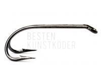 Haken Partridge of Redditch NFD Nordic Down-Eye Double Black Nickel - #08 BESTEN KUNSTKODER Angelshop