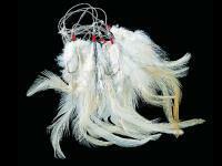 Dega Mackerel-Rig with 5 reflecting feathers - white