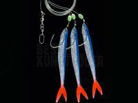 Dega Norway-Rig 3 fishes - Blue-Glitter BESTEN KUNSTKODER Angelshop