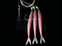 Dega Norway-Rig 3 fishes - Pink-Glitter BESTEN KUNSTKODER Angelshop