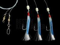 Dega Mackerel-Rig 3 Arms - Blue-Glitter BESTEN KUNSTKODER Angelshop