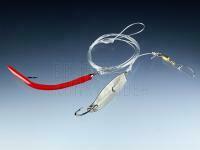 Balzer 71 Grad Nord Gummi Makk-Dorschblinker System dark red - 1+1 6/0 BESTEN KUNSTKODER Angelshop