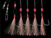 Dega Glitter Mackerel-Rig 5 hooks - Pink BESTEN KUNSTKODER Angelshop