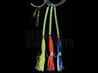 Dega Sea Rig 3 UV Octopus Side Arms 13cm Size 7/0 - Mix-Colors BESTEN KUNSTKODER Angelshop