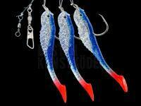 Dega Soft Bait Fish-Rig 3 arms - blue/glitter BESTEN KUNSTKODER Angelshop