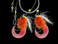 Dega Spoon-Leader Cod Paternoster - Orange BESTEN KUNSTKODER Angelshop