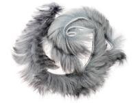 Zonker Black Barred Rabbit 4mm - Grey Dk - black grizzled BESTEN KUNSTKODER Angelshop