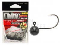 JigKöpfen Decoy SV-30 Chinu Head NS Black - #4  1.8g