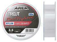 Monofile Schnür Toray Area Trout Real Fighter Nylon Super Hard 100m - 0.148mm 4lb