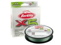 Berkley Geflochtene Schnüre X5 Braid Low-Vis Green 150m | 164yd | 0.10mm