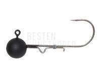 Tungsten JigKöpfe Savage Gear Tungsten Ball Jighead #3/0 Matt Black 10.6g