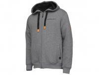 Angelpullover Savage Gear Classic Zip Hoodie Grey Melange - XXL