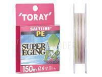 Geflechtschnur Toray Salt Line PE Super Eging F4 150m #1.0