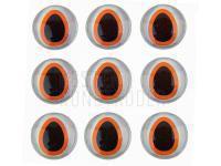 3D fishing lure eyes 12mm - Silver