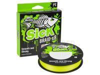 Geflochtene Schnüre Berkley Sick Braid X8 - BSKBFS30-FLG BK SICK BRD FLGRN - Flame Green 150m 0.19mm