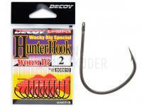 Haken Decoy Hunter Hook Worm 16 Mat Black - #1/0