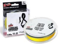 Geflochtene Schnur Sufix X8 Braid Hot Yellow - 300m 0.285mm