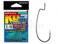 Haken Decoy Kg Hook Narrow Worm37 NS Black - #3/0