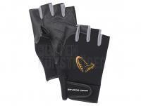 Handschuhe Savage Gear Neoprene Half Finger Glove Black - XL
