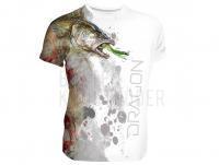 Breathable T-shirt Dragon - zander white XL