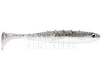 Gummifische Dragon AGGRESSOR PRO 10cm - white/clear/black glitter