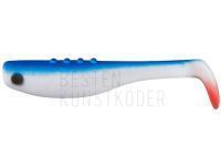 Gummifische Dragon Bandit 6cm  WHITE/BLUE  red tail