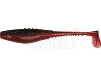 Gummifische Dragon Belly Fish Pro 8.5cm - Red/Black - Black/Red glitter