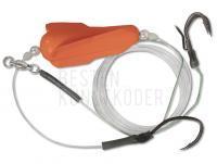 Wels-Set Black Cat Dead Bait Rig 2m #8/0, 4/0 1.20mm