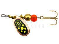 Spinner Mepps Black Fury Copper / Chartreuse Dots - #0 | 2.00g
