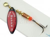 Spinner Mepps Aglia Long Redbo #2 | 7g - Black