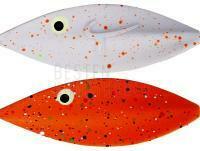 Blinker OGP Twister 2.7cm 2g - Orange/White (GLOW) Splat