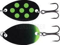 Blinker OGP Fidusen 3.2cm 2.8g - Black/Green Dots