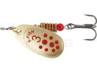 Blinker X-Fish Spike #3 5.5g - Gold RD