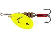 Blinker X-Fish Stark #2 4g - Nikel UV lime